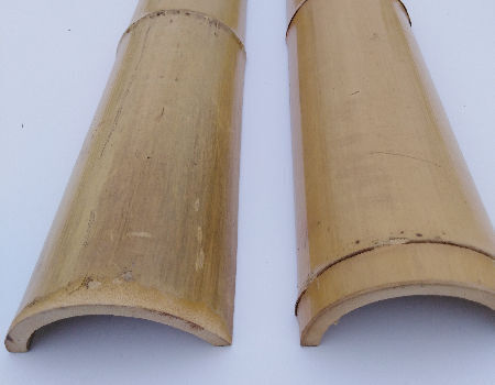 Gerade Bambus Baum Pfähle Große Natur Roh Bambus Stangen für Dekoration Länge 300cm 0