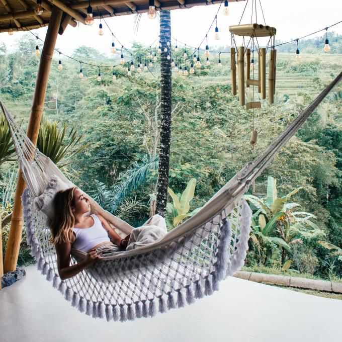 Bambus-Windschläger mit erstaunlich tiefem Ton für Garten Terrasse Zuhause oder Außendekor 2