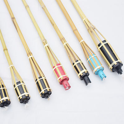 Großhandel 120cm Bambusfackel und Standfackel Bambus für die Gartenlandschaftsgestaltung