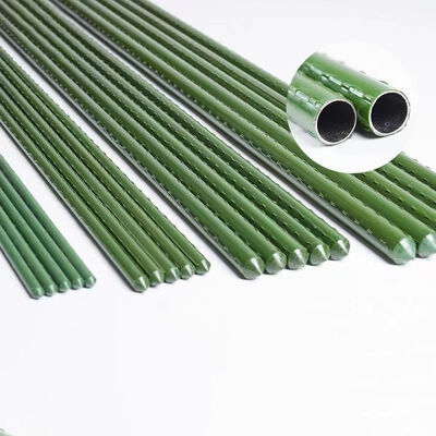 Kunststoffbeschichtete Metallpfähle Grüne Gartenpfähle für Pflanzenunterstützung Pflanzenklettern Landschaftszaun