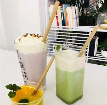 Dauerhafte Wegwerfbambusstroh-Straw Healthy Natural Straw Coffee-kaltes Trinken