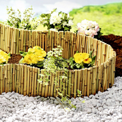 20x100cm dekorativer Bambuszaun-Little Garden Decorative-Grenzzaun