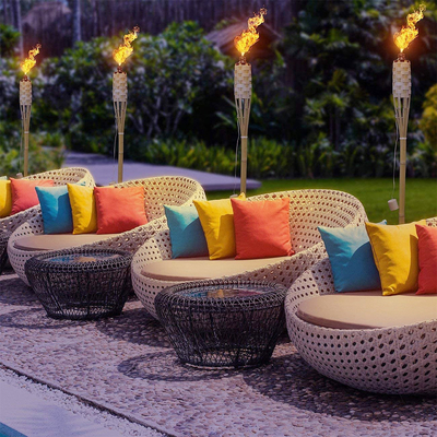 180cm Partei natürliche Bambus- Fackel-Bambus-Tiki Torches For Garden Lightings Luau