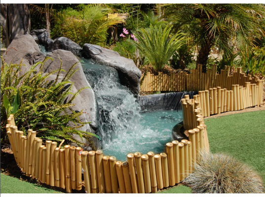 Natürlicher Rohstoff-Garten, der Platten mit 180cm 240cm Länge einzäunt