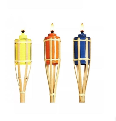 Halloween-Dekorations-Bambus-Tiki Torches Refillable Replacement Metal-Öl-Kanister