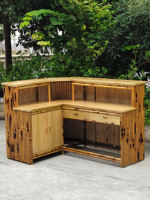 Innenpartei-Strand-Tiki Bars With Cabinet And-Tür im Freien