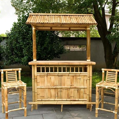 Innenpartei-Strand-Tiki Bars With Cabinet And-Tür im Freien