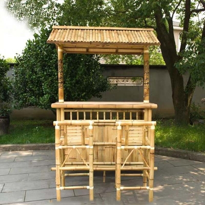 Hinterhof-Strandfest Bambus-Tiki Bars With Roof im Freien den Sun blockieren