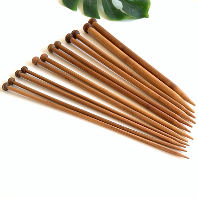 12Pcs stellte helle Bambusrundstricknadeln aussondern das spitze Stricken für handgemachtes DIY Stricken ein