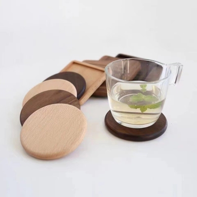 9cm Bambusbetriebsuntertassen-Antikratzer-Tabelle Mat For Succulent Plant Pots