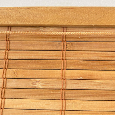 Natürlicher Bambus rollen oben Jalousie-Roman Shade Home Decoration Sun-Fensterladen