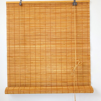 1.8m Natur-Bambus rollen oben Schatten für Windows bunter Roman Curtains Light Filtering