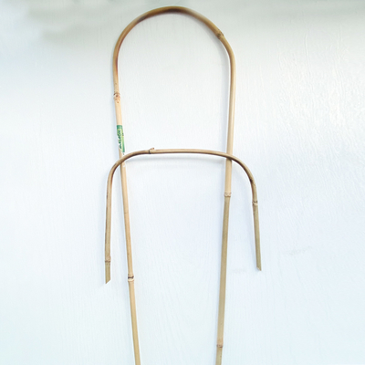 100% Rohstoff-Bambus bindet 6m U Form-Band-handgefertigte Gitter-Stützblume an