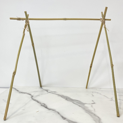 Kundengebundener natürlicher Bambusrohstoff-Bambus bindet 40cm 60cm 90cm Durchmesser Längen-6mm an
