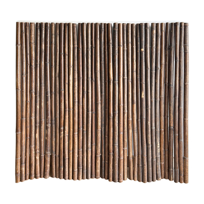Natürlicher materieller gemalter Bambuszaun-Panels Rolled Bamboo-Bambuszaun Privacy Garden Border