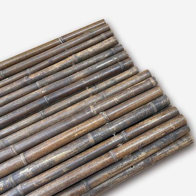 Natürlicher materieller gemalter Bambuszaun-Panels Rolled Bamboo-Bambuszaun Privacy Garden Border