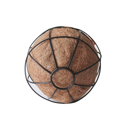 Garten-Dekorations-Metallhängender Pflanzer-Korb mit Coco-Coir-Coco-Zwischenlage