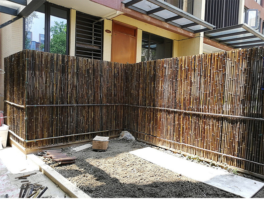 2x1.5m Bambusschirm, der Bambustäfelungshinterhof Decotative-Hausgarten einzäunt