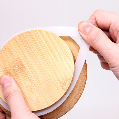 Bier machen kompatible wiederverwendbare Deckel-Bambusglas-Deckel mit Straw Hole ein
