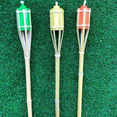 Natürlicher Bambus-Tiki Torch Yard Deck Decorations-Garten im Freien Toy Colorful For Children