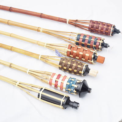 Halloween-Dekorations-Bambus-Tiki Torches Refillable Replacement Metal-Öl-Kanister