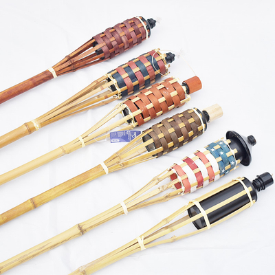 Halloween-Dekorations-Bambus-Tiki Torches Refillable Replacement Metal-Öl-Kanister