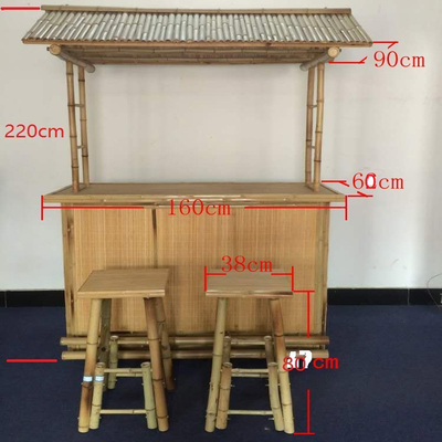 Innenpartei-Strand-Tiki Bars With Cabinet And-Tür im Freien