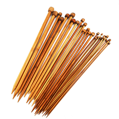 12Pcs stellte helle Bambusrundstricknadeln aussondern das spitze Stricken für handgemachtes DIY Stricken ein