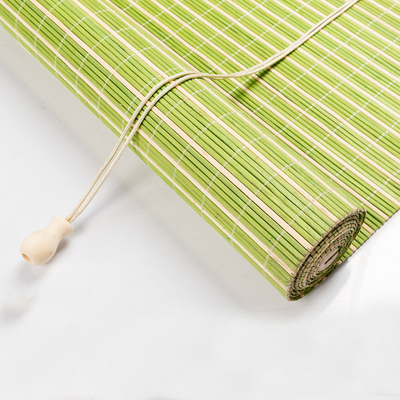 1.8m Natur-Bambus rollen oben Schatten für Windows bunter Roman Curtains Light Filtering