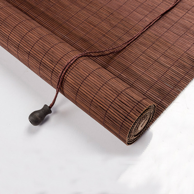 1.8m Natur-Bambus rollen oben Schatten für Windows bunter Roman Curtains Light Filtering