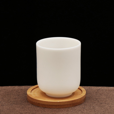 Bambusküstenmotorschiffe die 6 Satz-9cm formen um Laser Logo Bar Home Cup Coasters