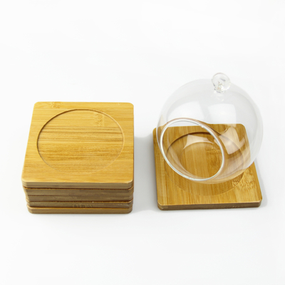 Ronde-Bambusküstenmotorschiff-wasserdichte Küstenmotorschiff-Mat For Home Cafe Drinking-Matte