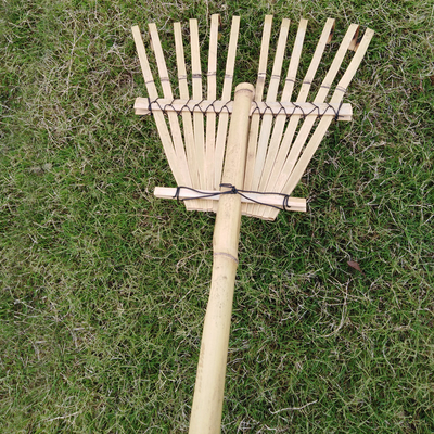9 Bambusrührstange der Zinken-120cm handgemachte freundliche Garten-Rührstangen-Egge Eco