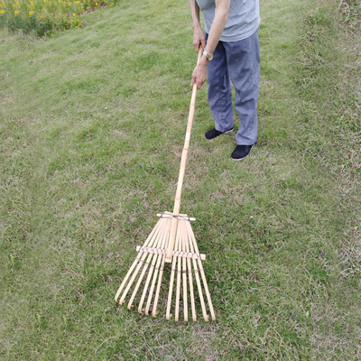 9 Bambusrührstange der Zinken-120cm handgemachte freundliche Garten-Rührstangen-Egge Eco