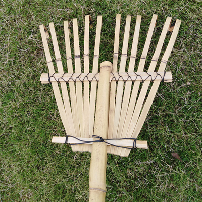 9 Bambusrührstange der Zinken-120cm handgemachte freundliche Garten-Rührstangen-Egge Eco