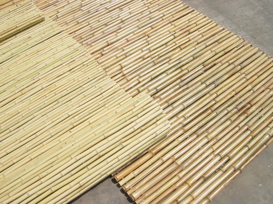Verstellbarer Bambus Rollzaun Für Gartenhof Natur Colered Holzrahmen Bambuszaun