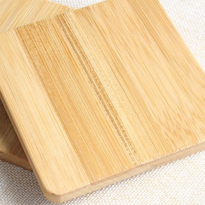 Bamboo-Coaster für Handwerk, Quadratische und runde Coaster für Handwerk beschichtet einfache Trinkbecher-Coaster