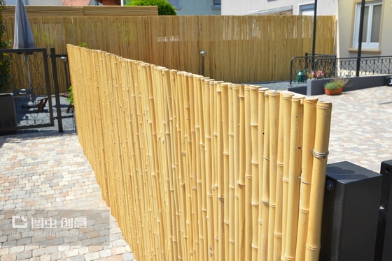 Modernes Bambuszaun-Kit, DIY-Gartenhaus und Patio-Teiler