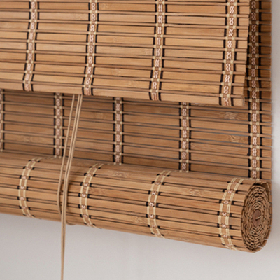 Bamboo-Roll-Up-Schirme für Fenster Lichtfilterung Holz-Fensterblenden Bambus-Roll-Schirme für Innenräume