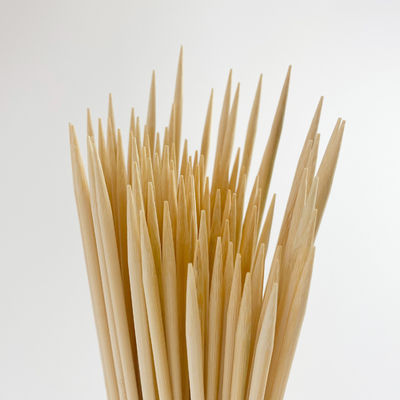 Bambusspitzen ohne Splitter zum Grillen, Grillen, Vorspeisen, Früchte, Schokoladenbrunnen