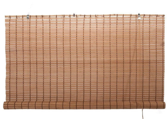 Bamboo-Jalousien für Fenster Lichtfilterung Holz-Jalousien Bamboo-Rollenschattierungen Innenraum