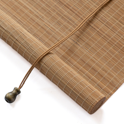 Bamboo-Jalousien für Fenster Lichtfilterung Holz-Jalousien Bamboo-Rollenschattierungen Innenraum