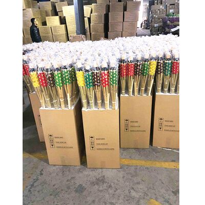 Natürliche Bambusfackel für Outdoor-Camping, Gartenparty-Dekoration, handgefertigte, umweltfreundliche Feuerfackel, wasserdicht