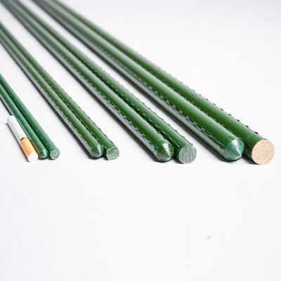 Kunststoffbeschichtete Metallpfähle Grüne Gartenpfähle für Pflanzenunterstützung Pflanzenklettern Landschaftszaun