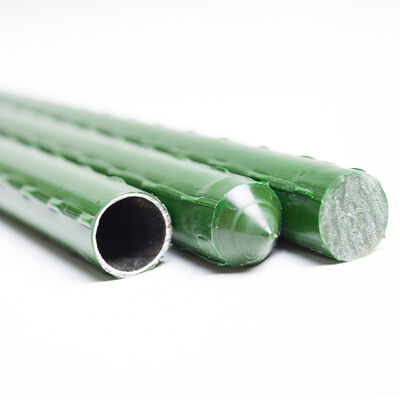 Kunststoffbeschichtete Metallpfähle Grüne Gartenpfähle für Pflanzenunterstützung Pflanzenklettern Landschaftszaun